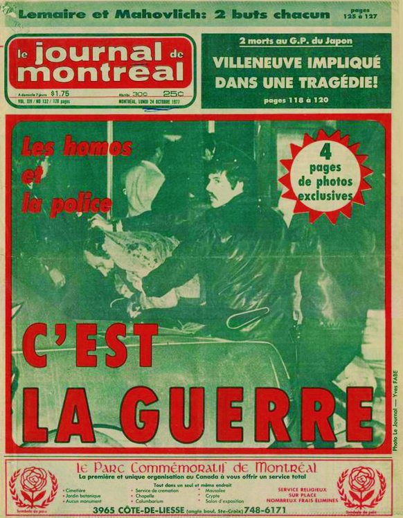 Les lieux du Stonewall montréalais