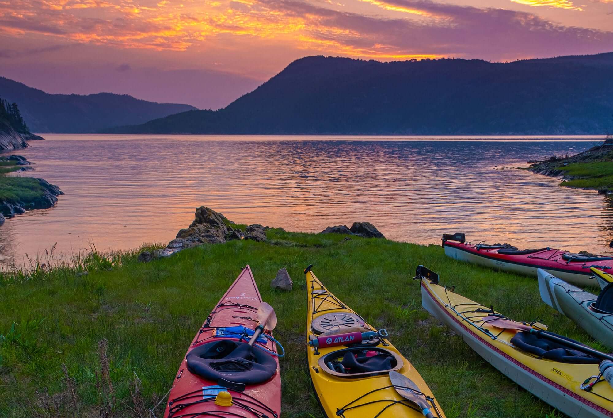 Fjord en Kayak