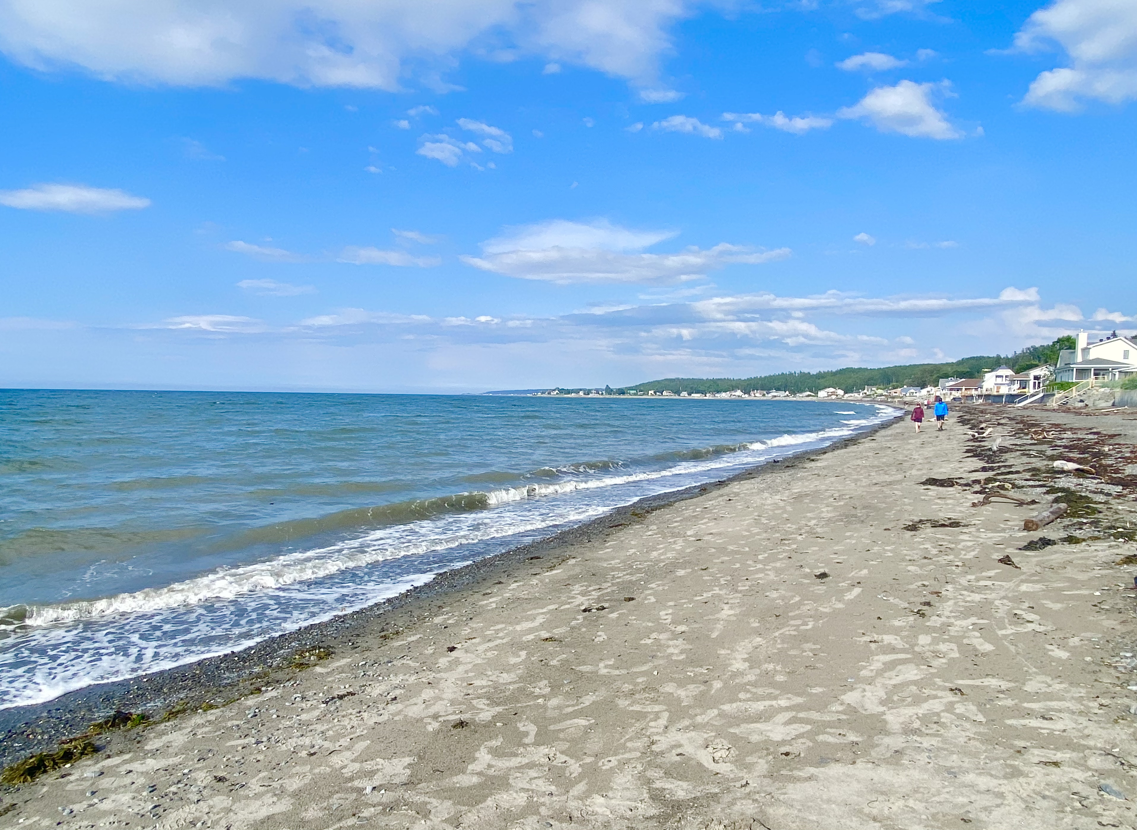 À la plage à Sainte-Luce-sur-mer