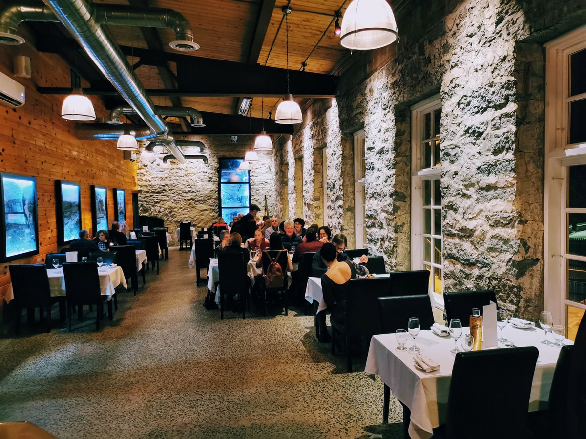 Restaurant du Moulin du site historique de Val-Jalbert : Copieux, goûteux, charmant!