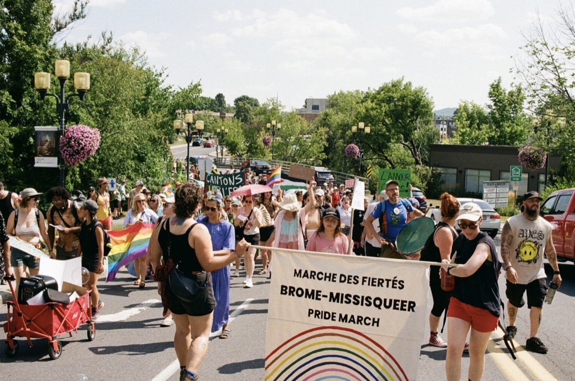 Deuxième marche des Fiertés à Cowansville