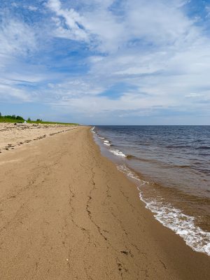 Les eaux de mer plus chaudes de la Péninsule de Manicouagan 
