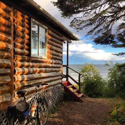 Un gîte qui loge directement sous les étoiles au bord du Golfe