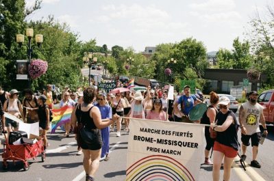 Deuxième marche des Fiertés à Cowansville